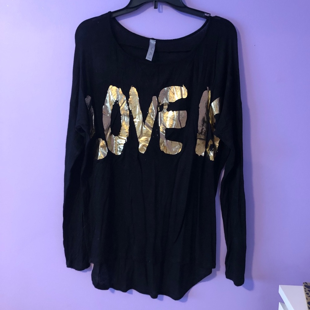 Style Biz Love Is Black Shirt